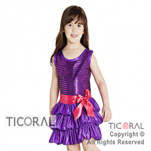 DISFRAZ BAILARINA NI�A VIOLETA TALLE 1 CAND x 1